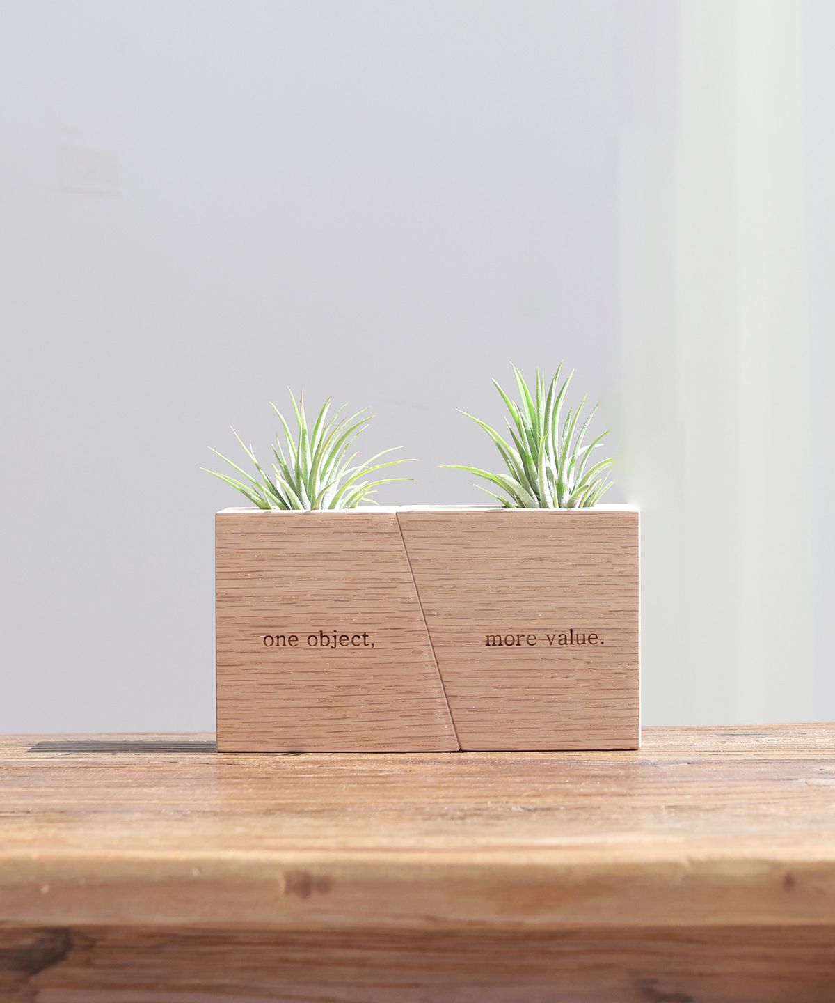 모던포인트(MODERNPOINT) 원목 각인 화분