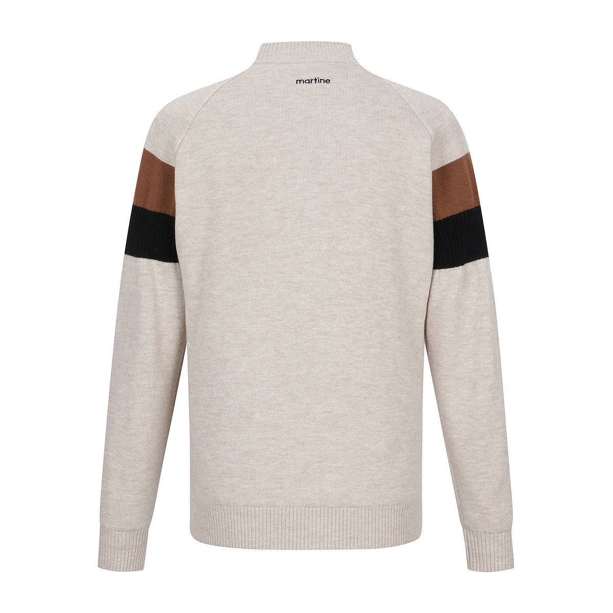 마틴골프(MARTINE GOLF) Line Point Half Zip-up Knit_L/Beige (Men)