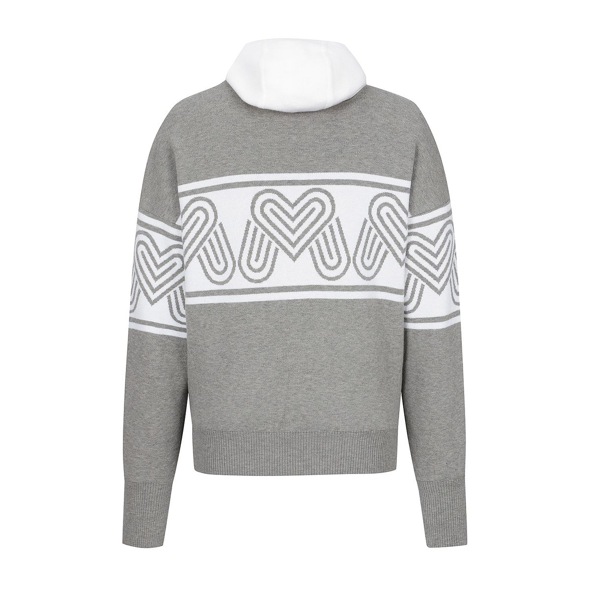 마틴골프(MARTINE GOLF) Mini Hoody Logo Pattern Sweater_M/Grey