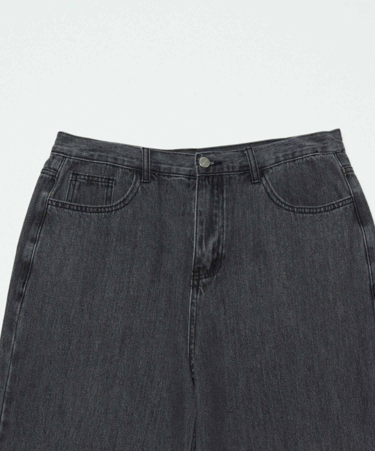 ★MUSINSA STANDARD★ Garment Dyed Wide Denim Pants Sage Grey MUSINSA | GLW Easy Wide Denim Pants Gray