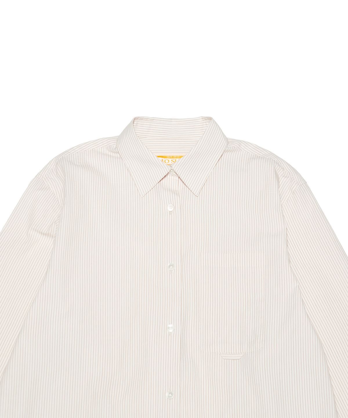 헬로 선라이즈(HELLO SUNRISE) HS Comfort Shirt(W)_Beige Stripe