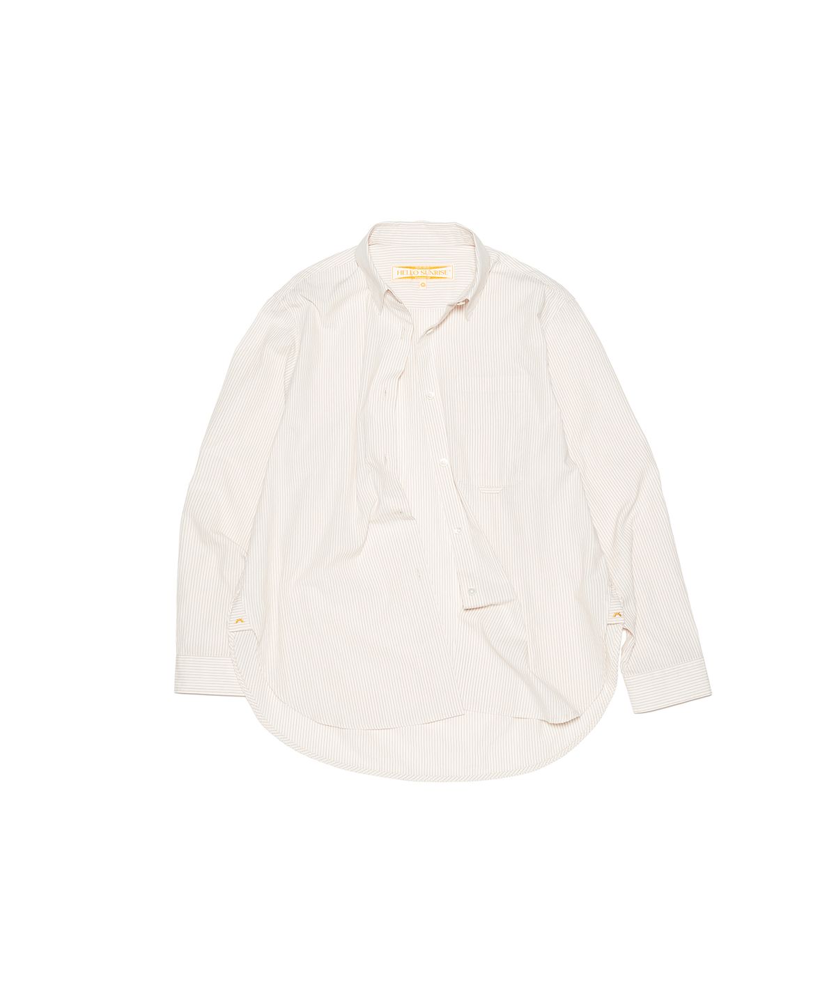 헬로 선라이즈(HELLO SUNRISE) HS Comfort Shirt(W)_Beige Stripe
