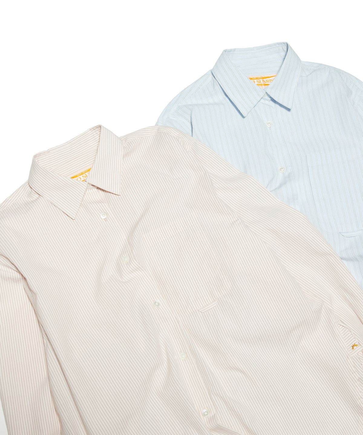 헬로 선라이즈(HELLO SUNRISE) HS Comfort Shirt(W)_Beige Stripe