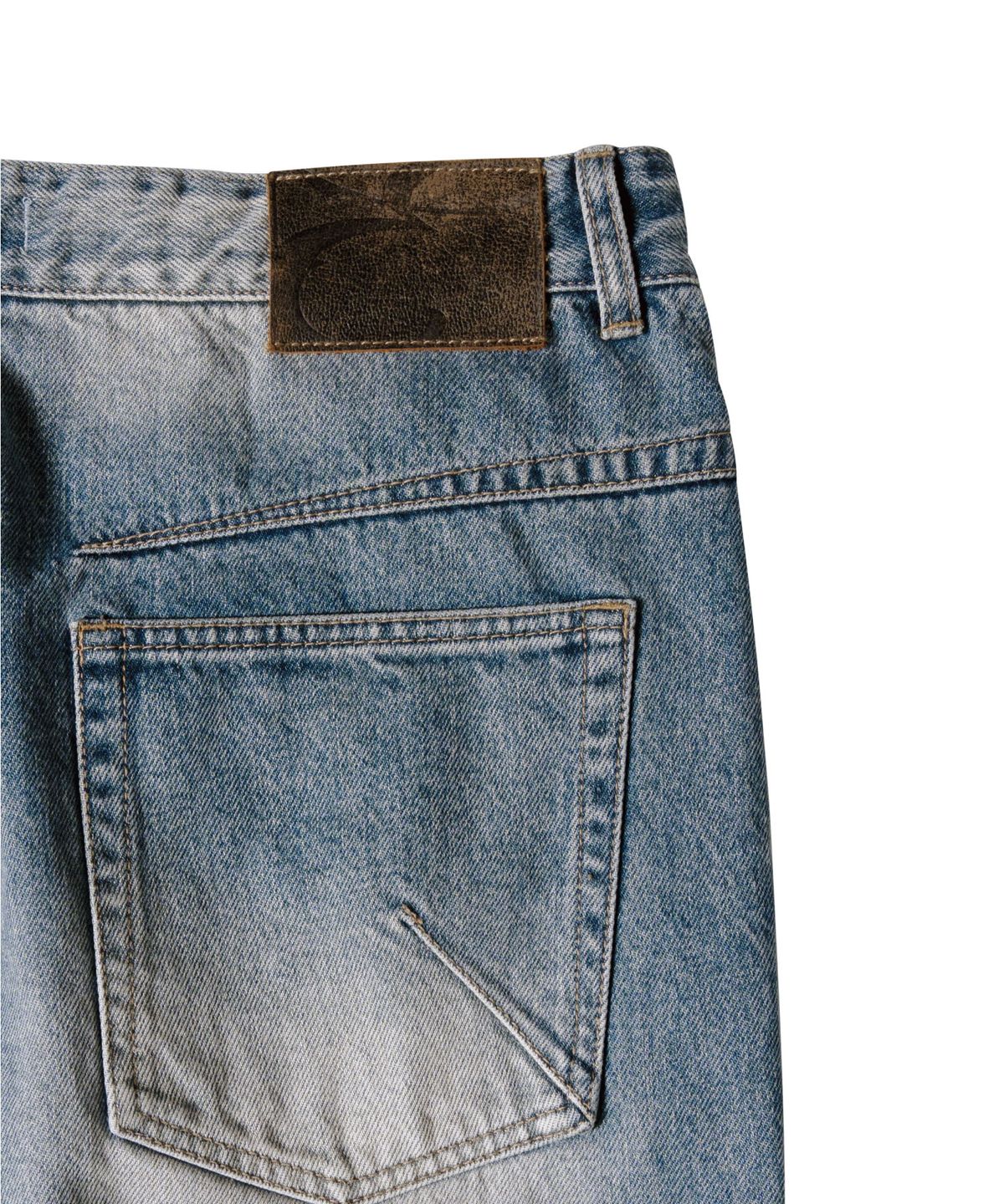 이티씨이(ETCE) WASHED BIKER DENIM PANTS (BLUE)