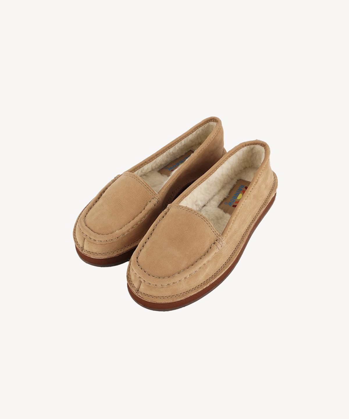 레인보우샌들(RAINBOW SANDALS) 클래식 플리스 로퍼 시에라브라운 남성 & 여성