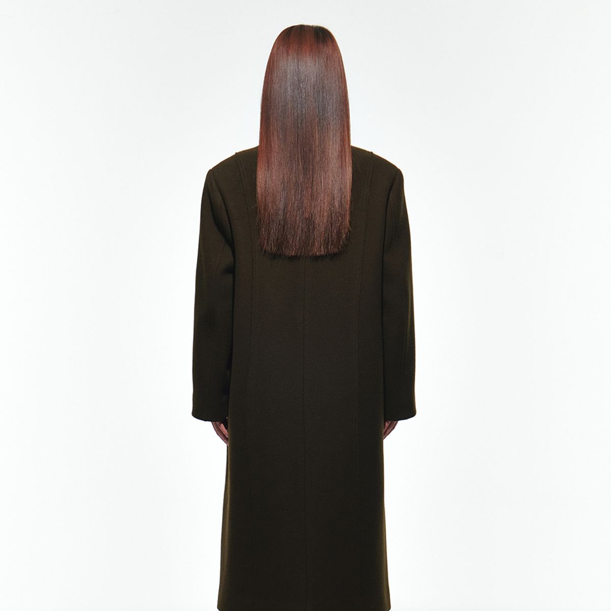이어스트(EERST) Raw Edge Single Breasted Coat [Taupe Brown]