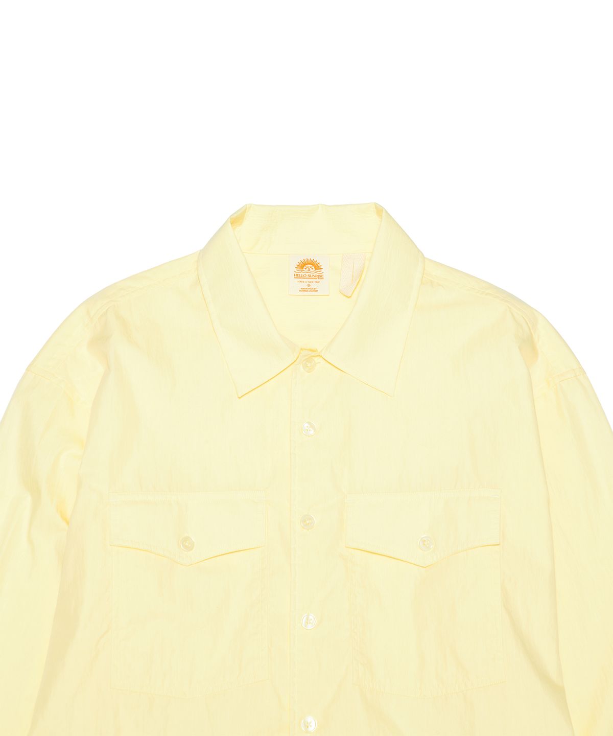 헬로 선라이즈(HELLO SUNRISE) HS Safari Shirt Jacket_Washed Yellow