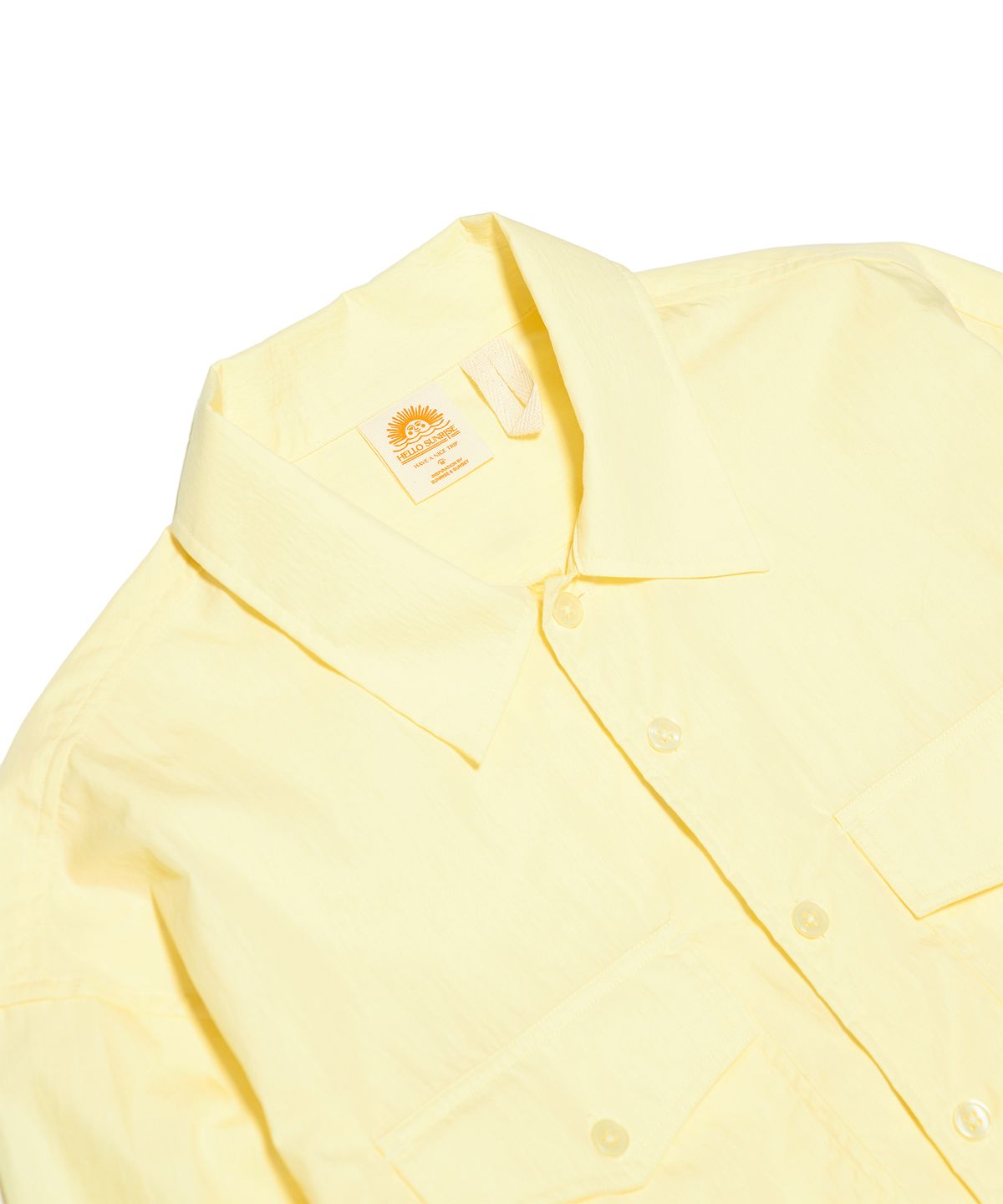 헬로 선라이즈(HELLO SUNRISE) HS Safari Shirt Jacket_Washed Yellow