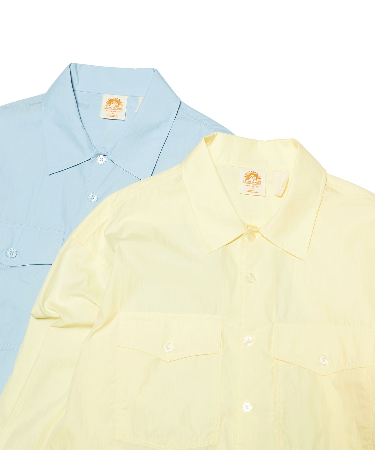 헬로 선라이즈(HELLO SUNRISE) HS Safari Shirt Jacket_Washed Yellow