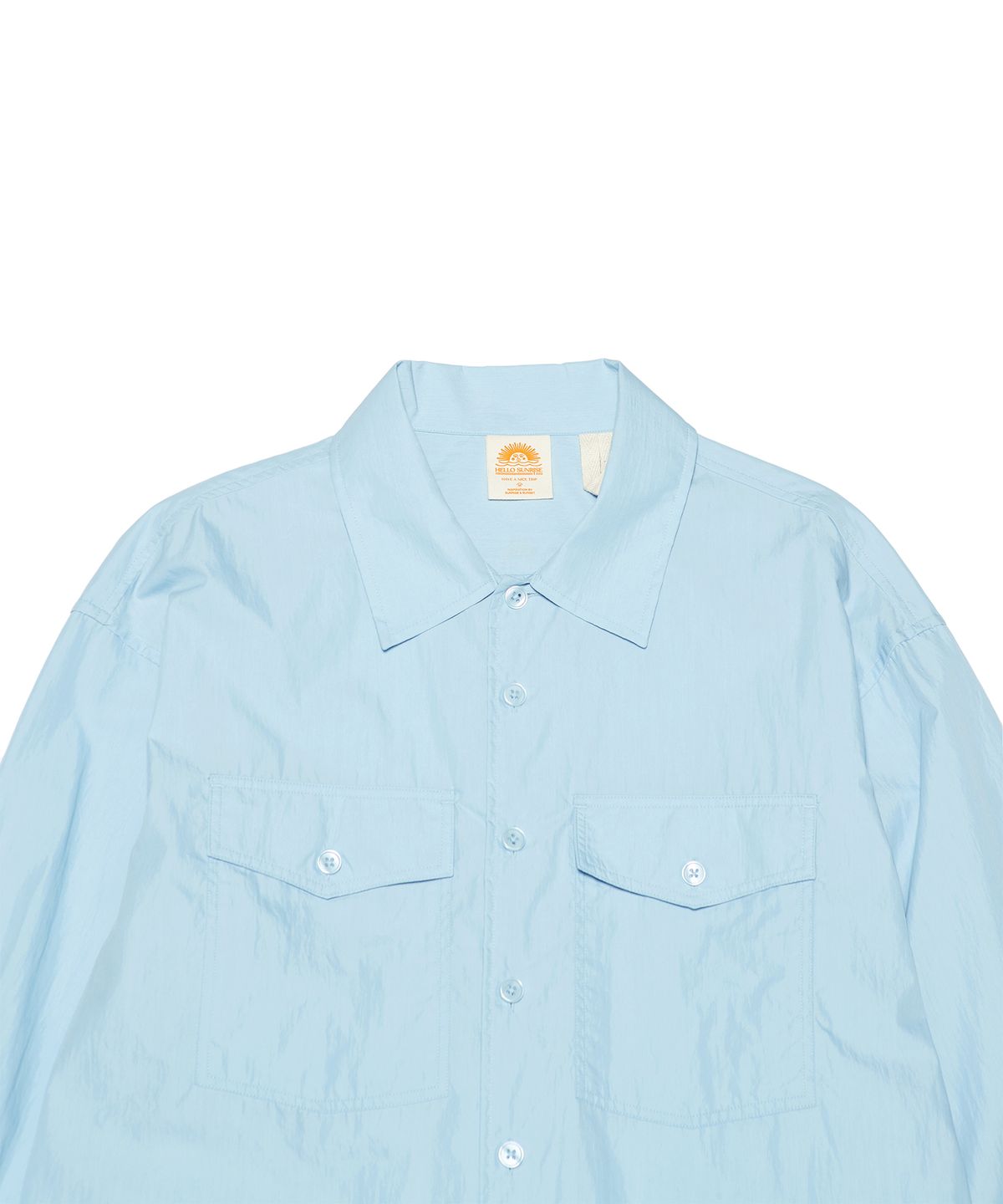 헬로 선라이즈(HELLO SUNRISE) HS Safari Shirt Jacket_Sky Blue