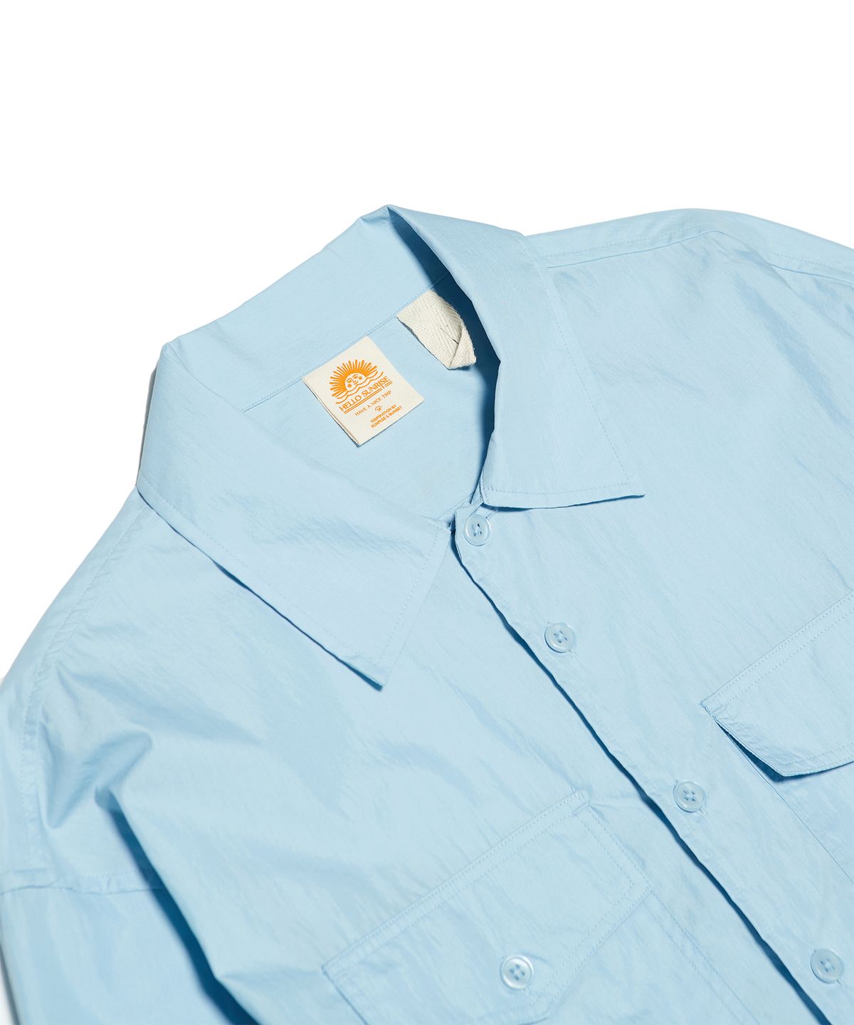 헬로 선라이즈(HELLO SUNRISE) HS Safari Shirt Jacket_Sky Blue