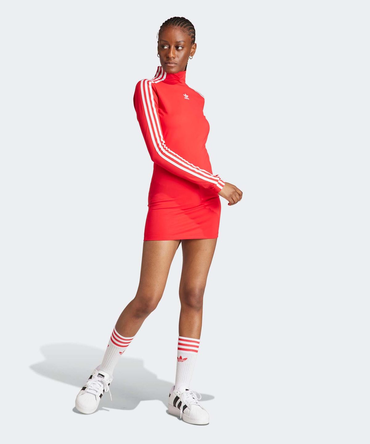 아디다스(ADIDAS) ADILENIUM 타이트 컷 드레스 - 레드 / IV9332