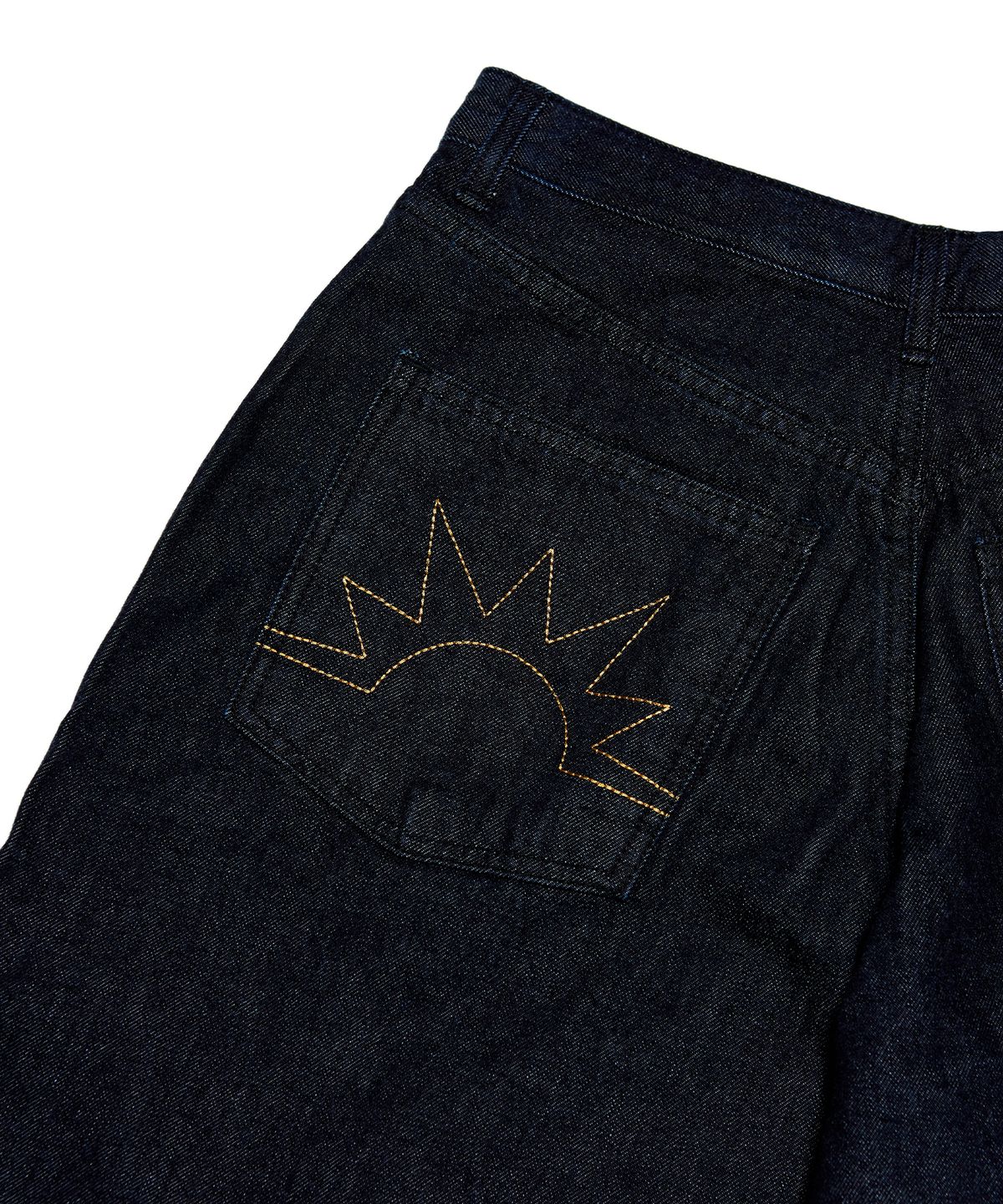 헬로 선라이즈(HELLO SUNRISE) HS Wide Shorts Denim Pants_Navy