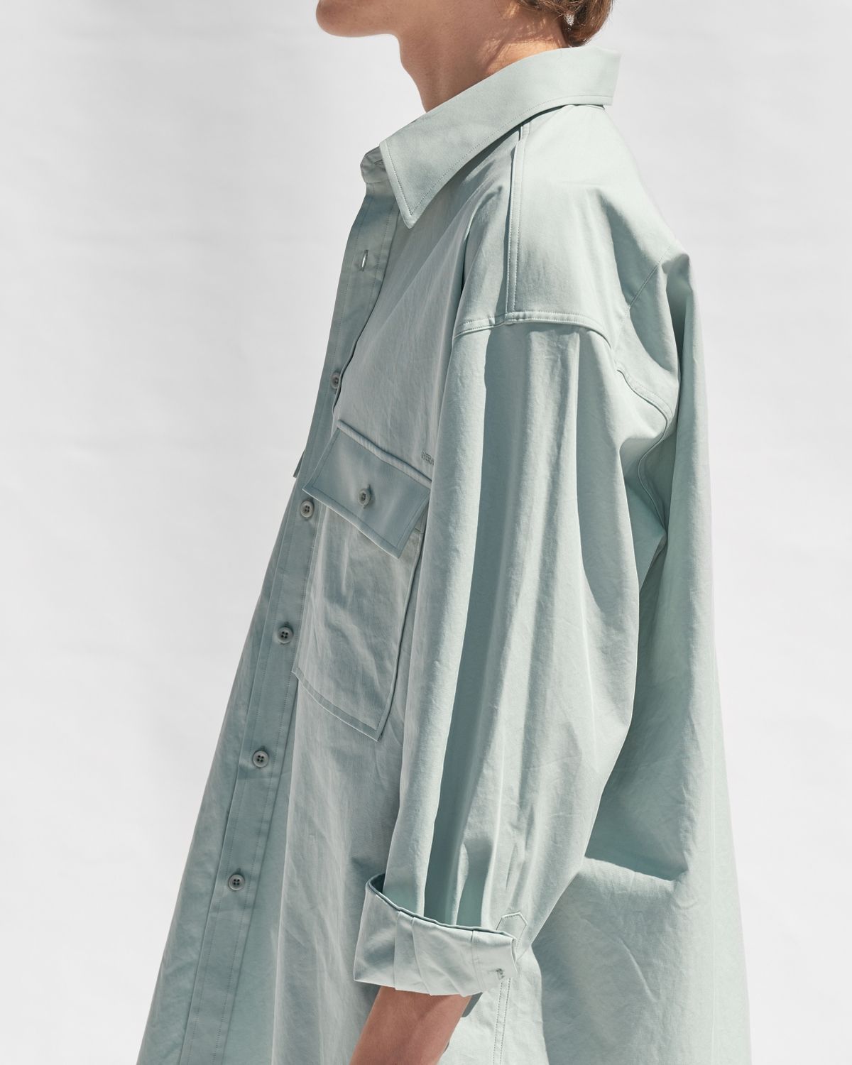 너버스(NERVOUS) TWO POCKET SHIRTS _ mint