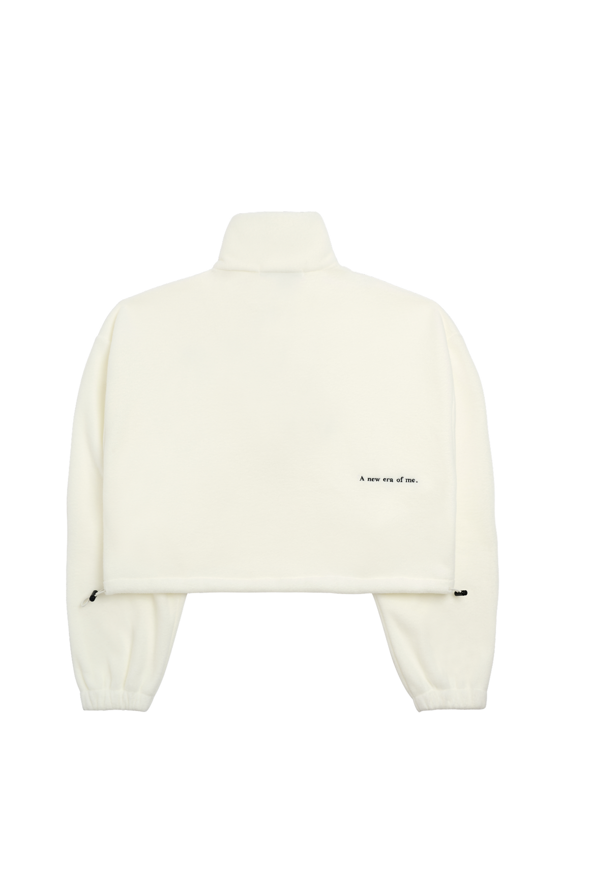 인터레스트(INTEREST) CROP HALF ZIP UP_IVORY
