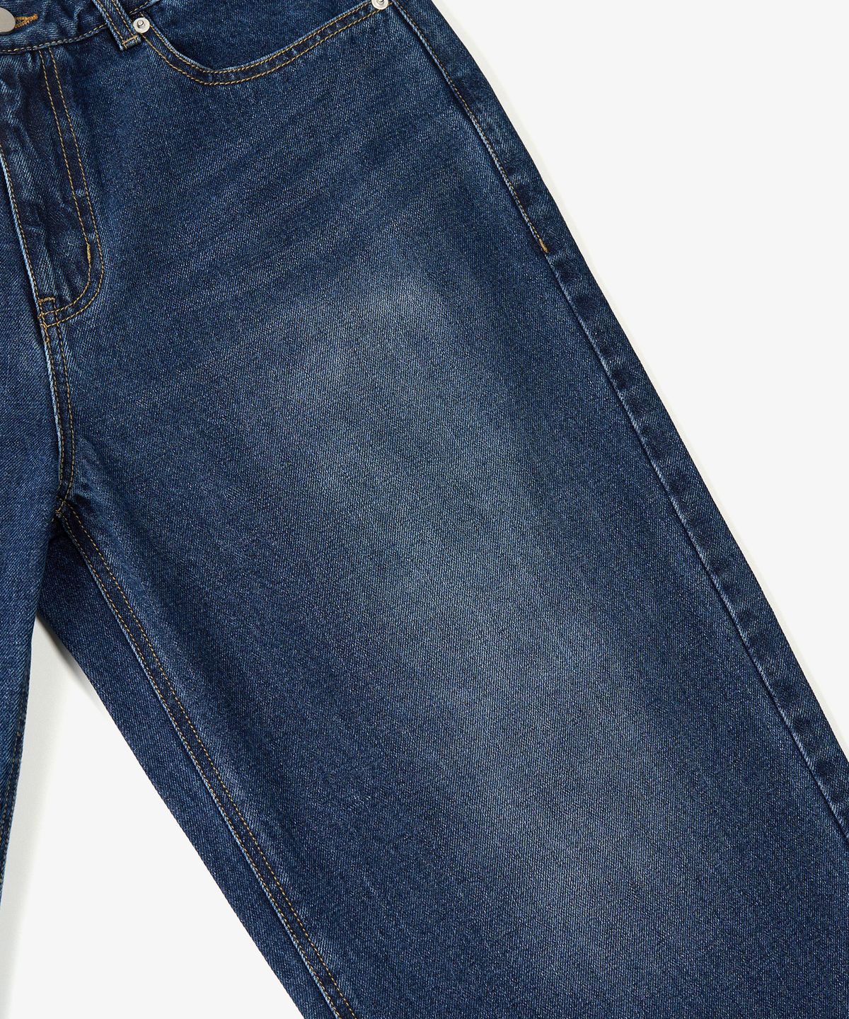 토피(TOFFEE) 모어 와이드 데님 팬츠 (MEDIUM INDIGO)