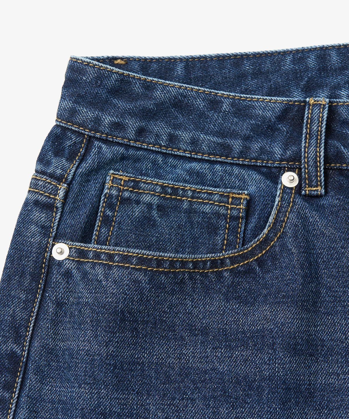 토피(TOFFEE) 모어 와이드 데님 팬츠 (MEDIUM INDIGO)