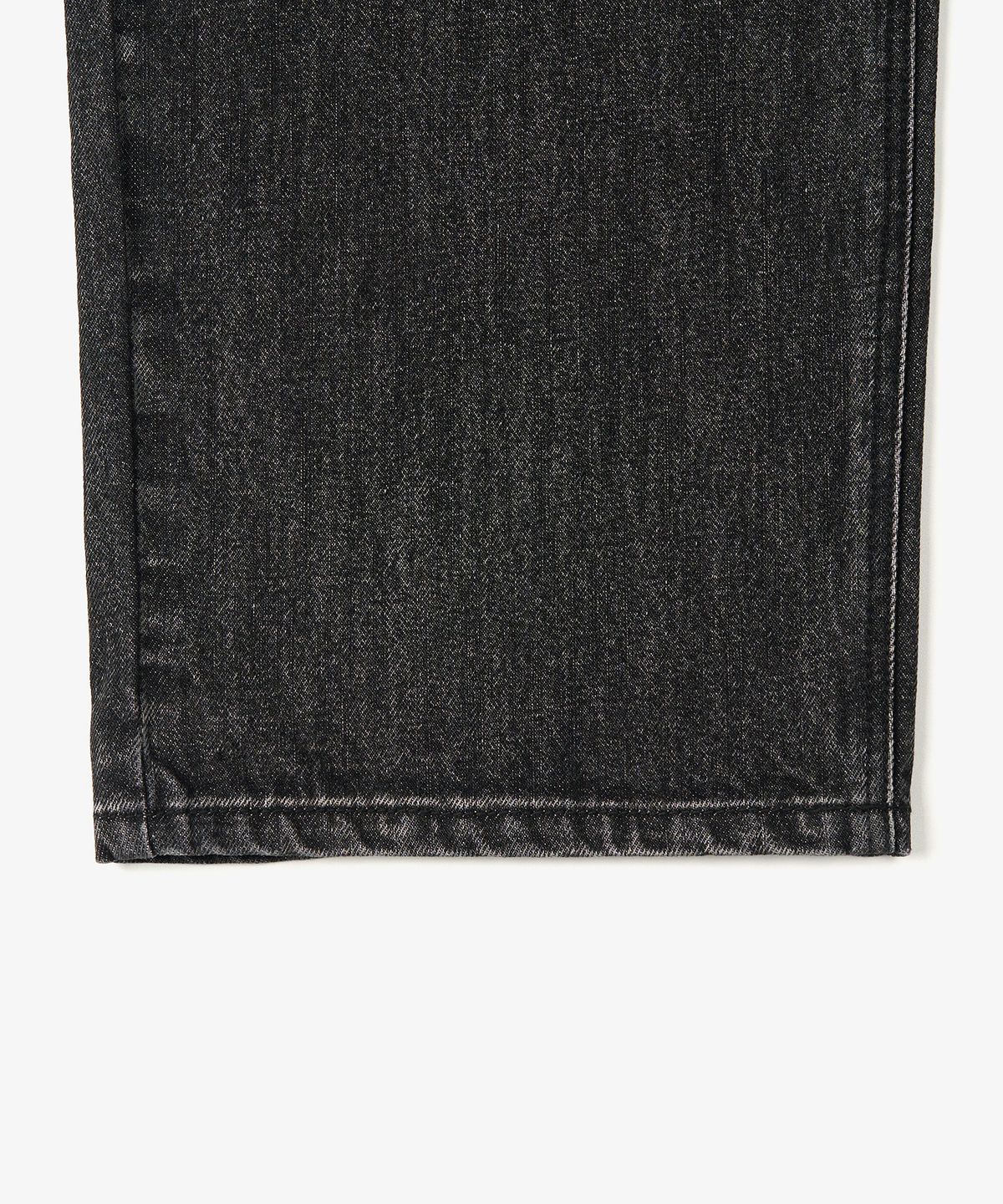 토피(TOFFEE) 모어 와이드 데님 팬츠 (WASHED RAW BLACK)