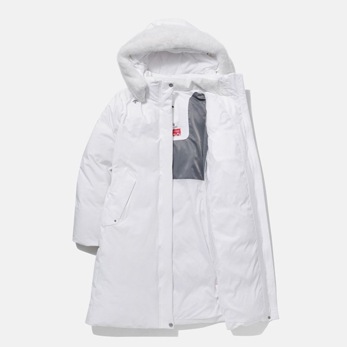 데상트(DESCENTE) 여성 캐논코트 롱 구스 다운자켓 화이트(SO422SDJO1)