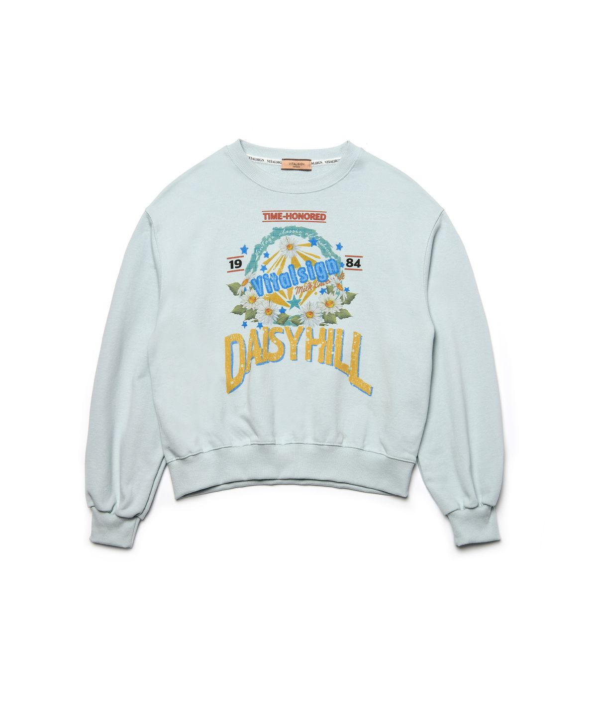 바이탈싸인(VITALSIGN) DaisyHill Sweatshirt (Light Blue)