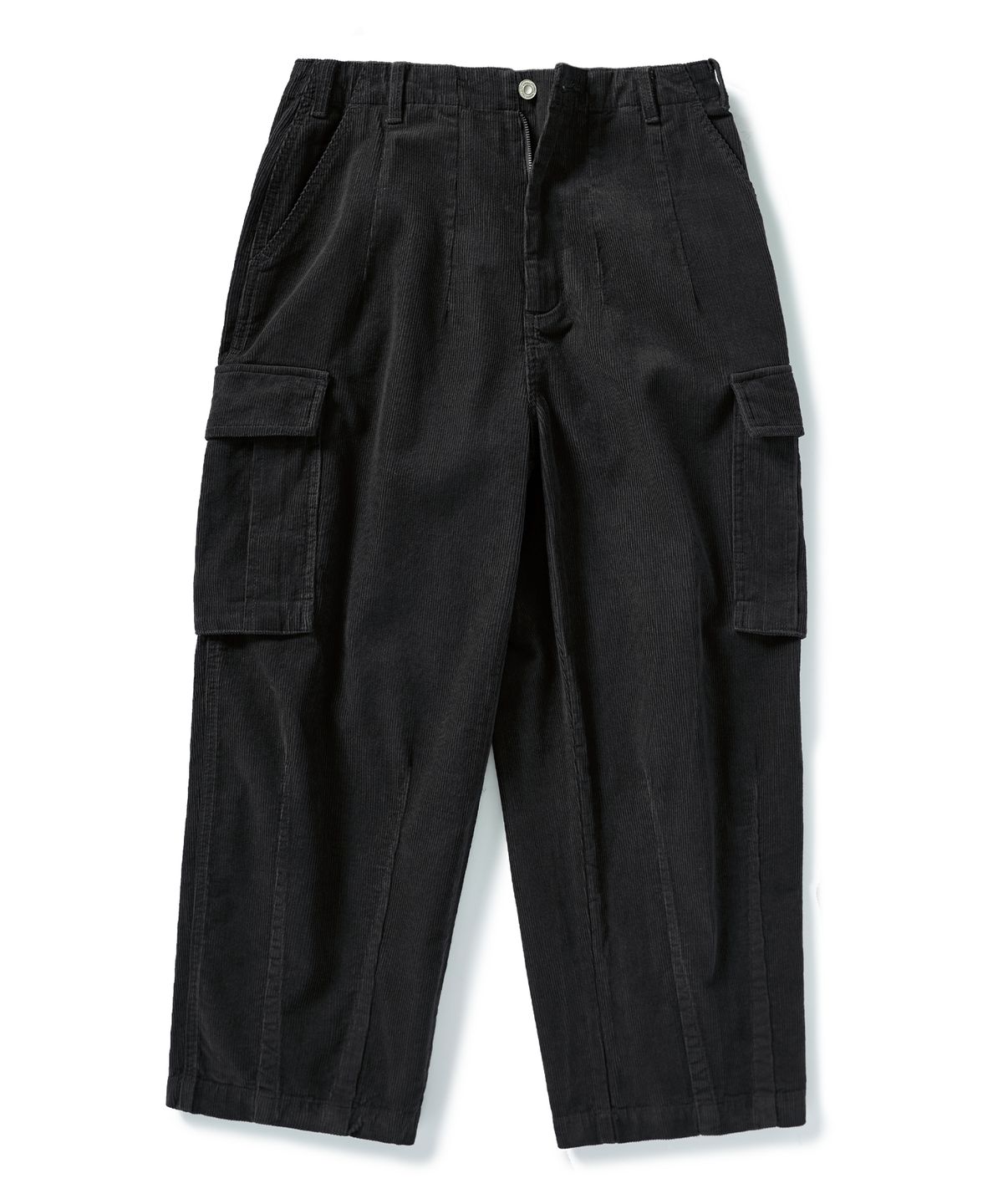 미니멀프로젝트(MINIMALPROJECT) 와이드 카고 포켓 코듀로이 팬츠 MPT116 [BLACK]
