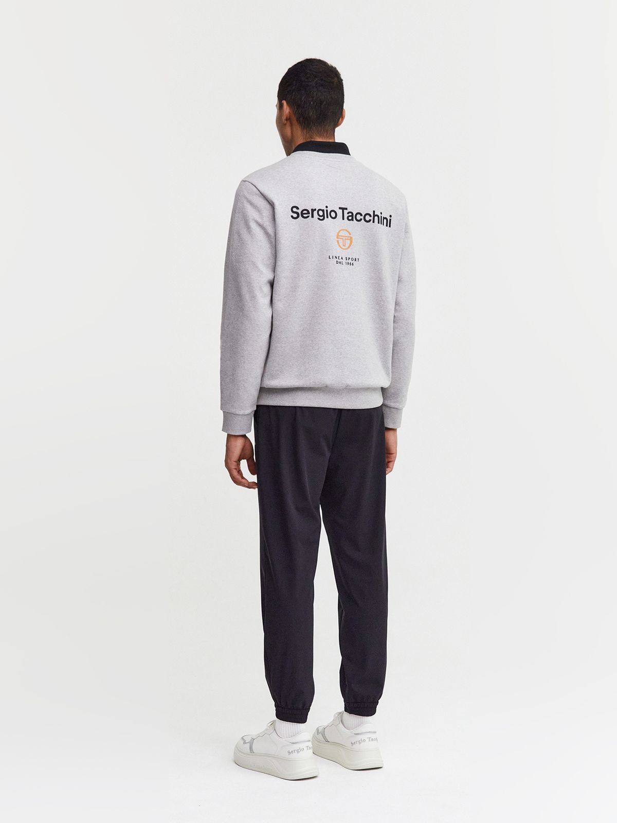 세르지오 타키니(SERGIO TACCHINI) U 고트 백아트웍 맨투맨 (Melange Grey)