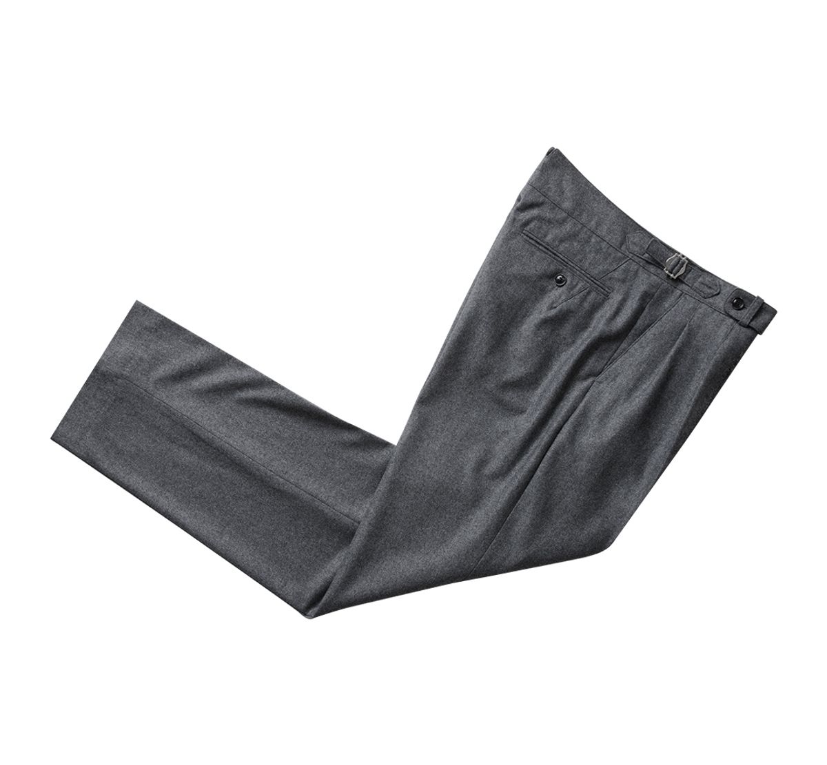 솔티(SORTIE) W301 Reve Pleats Wool Trousers (Gray)