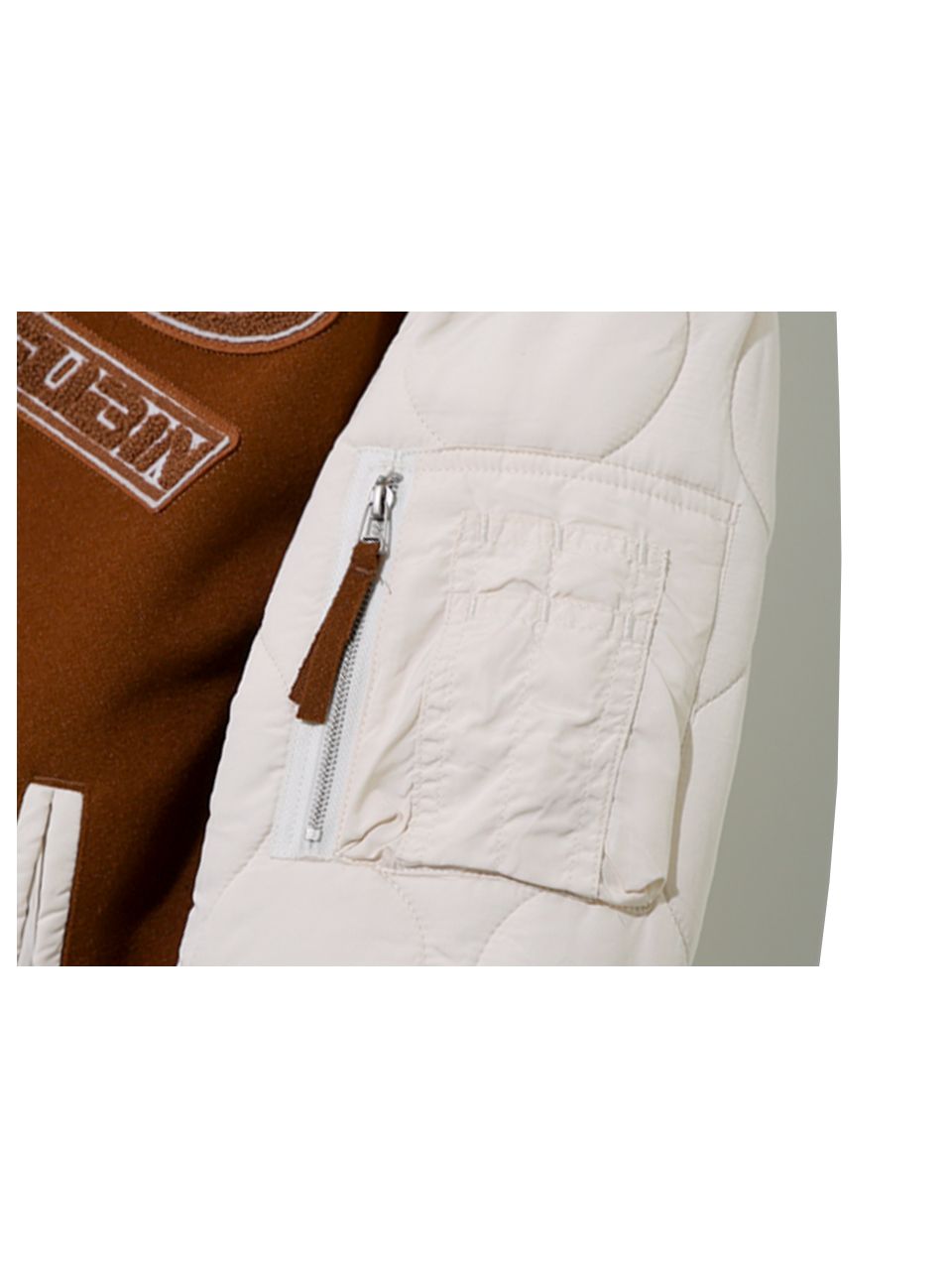 チャングンソクさん着用 [GUBIN] Quilting Point Varsity Jacket チャングンソクさん着用 [GUBIN] Quilting Point Varsity Jacket