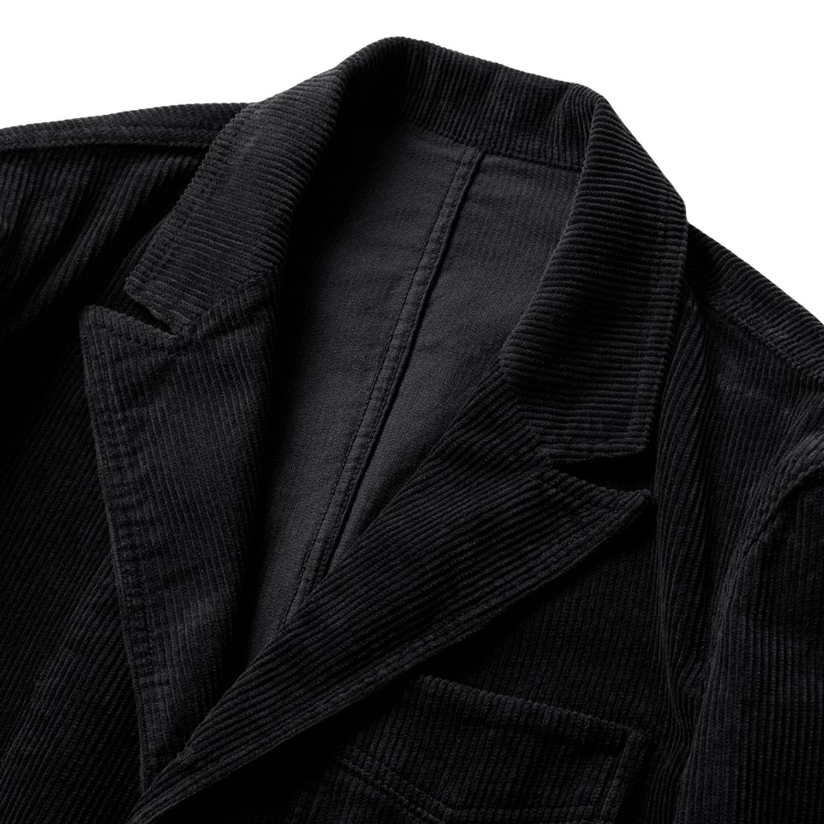 솔티(SORTIE) Tura Corduroy Washed Jacket (Black)