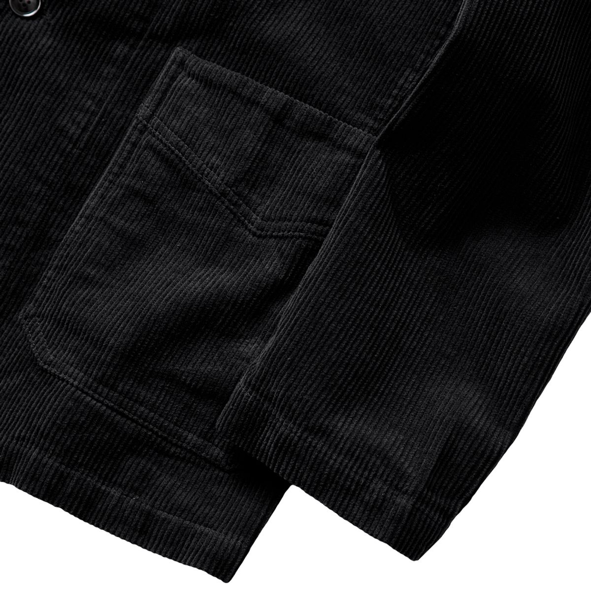 솔티(SORTIE) Tura Corduroy Washed Jacket (Black)