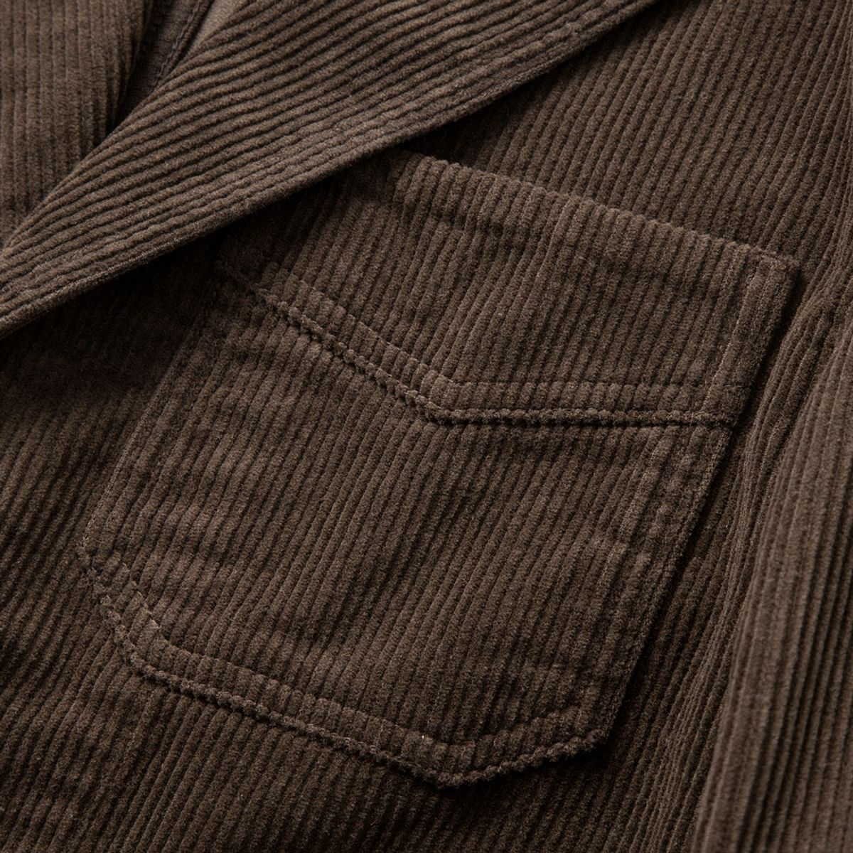 솔티(SORTIE) Tura Corduroy Washed Jacket (Brown)