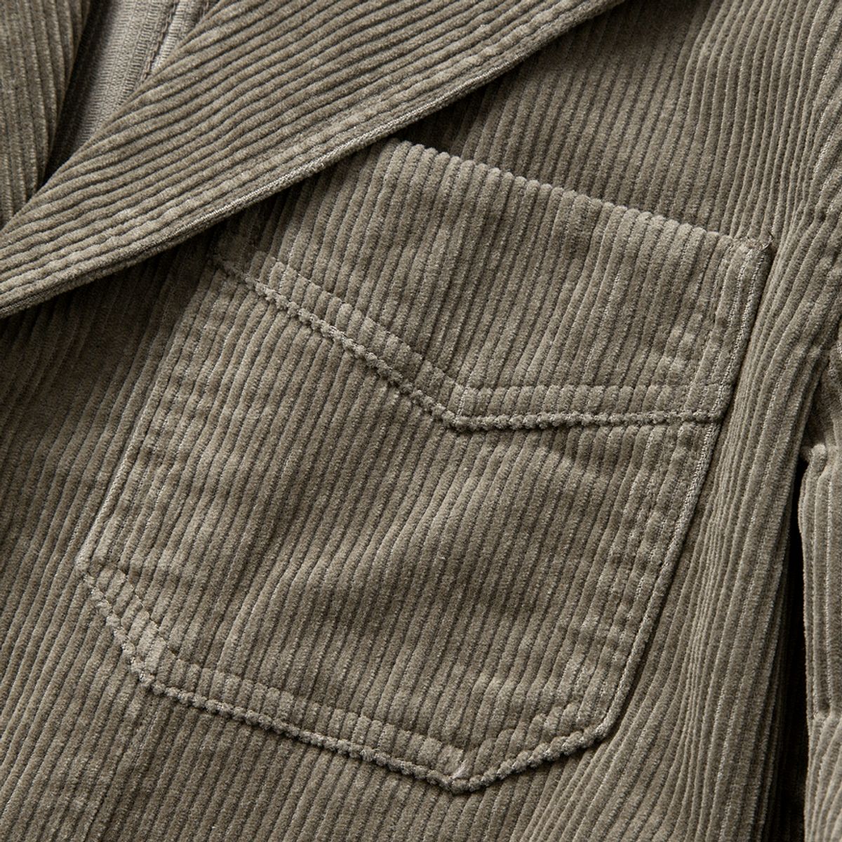솔티(SORTIE) Tura Corduroy Washed Jacket (Light Khaki)