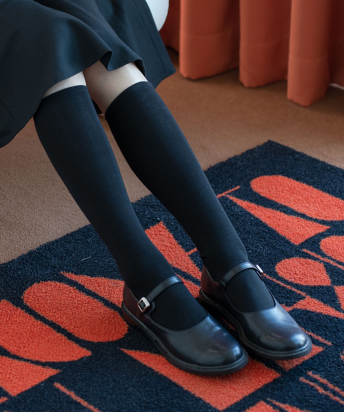 삭스팩토리(SOCKS FACTORY) [5PACK] 여성 기모 니삭스 양말 2color