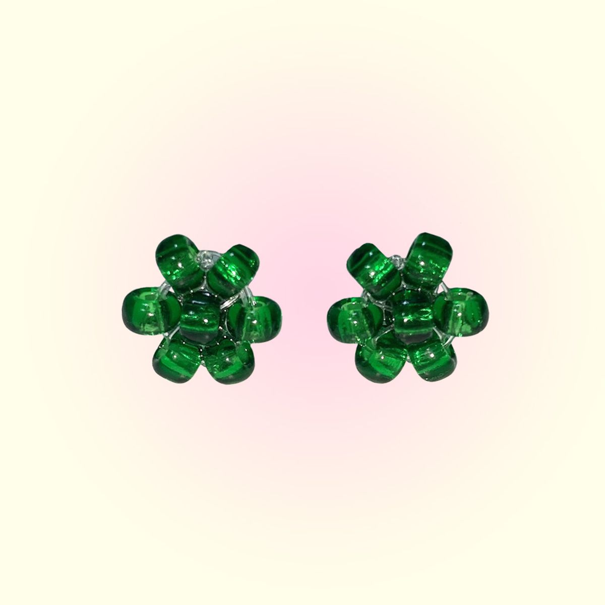 러브오낫(LOVE OR NOT) Summer Garden Flower Beads Earring
