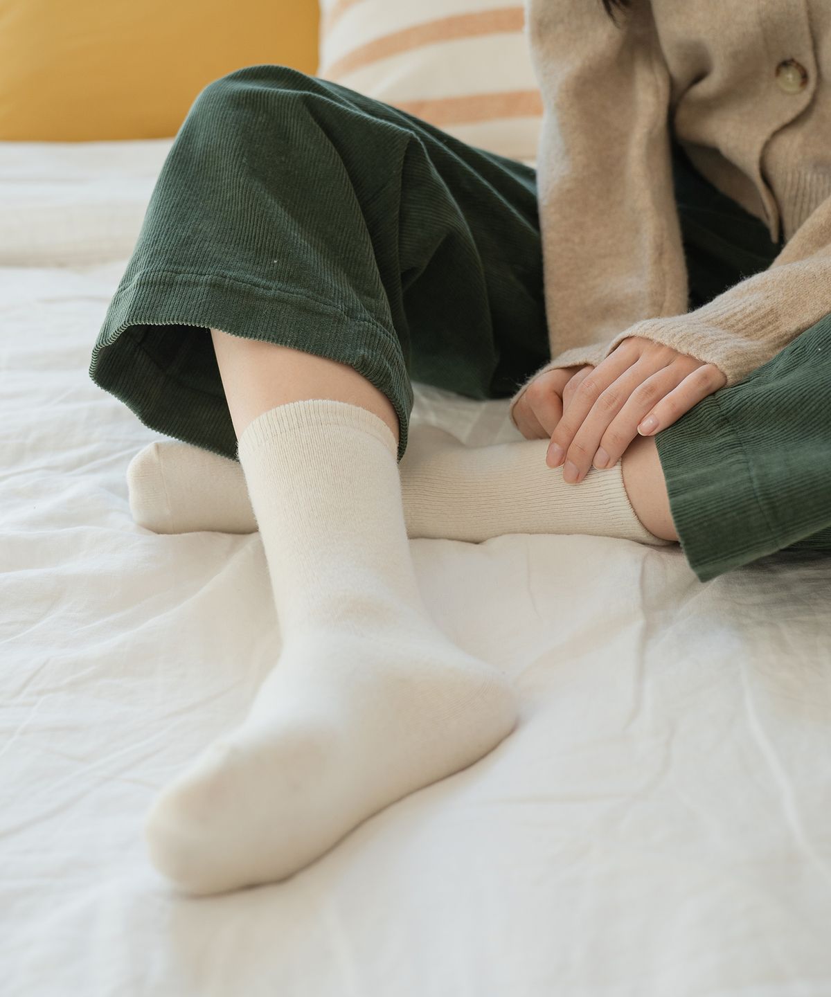 삭스팩토리(SOCKS FACTORY) [5PACK] 여성 장목 울 양말 5color