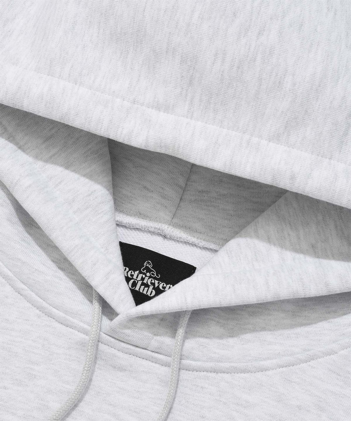 리트리버클럽(RETRIEVER CLUB) HOWLING SOCCER HOODIE [MELANGE GRAY]