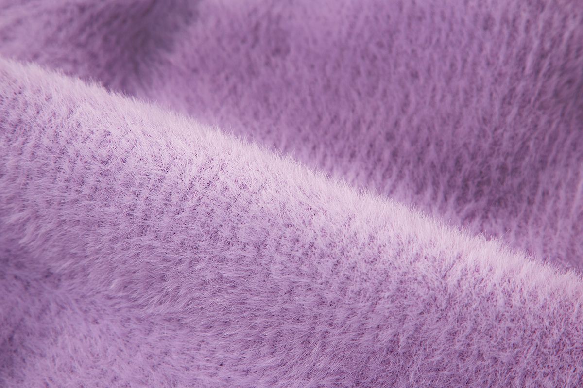샐러드바구니(SALAD BAGUNI) Pointed Hairy Strap Top_purple