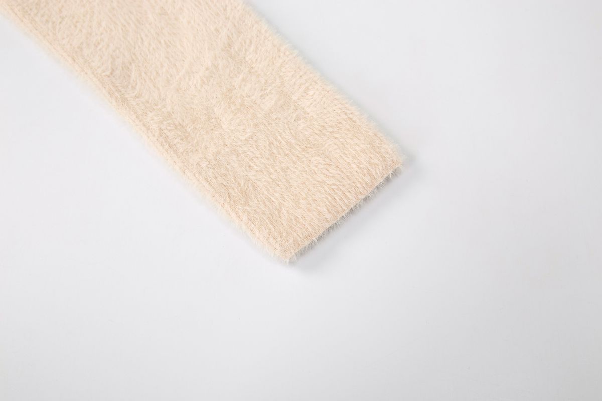 샐러드바구니(SALAD BAGUNI) Mini Hairy Bolero cardigan_cream