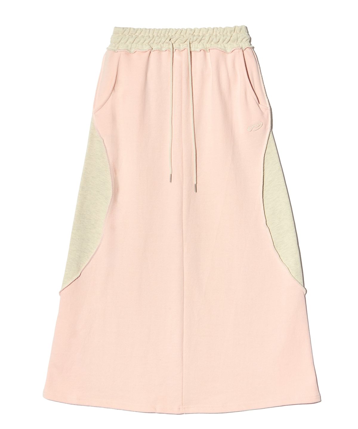 피스메이커(PIECE MAKER) EX RAW MAXI SKIRT (PINK)