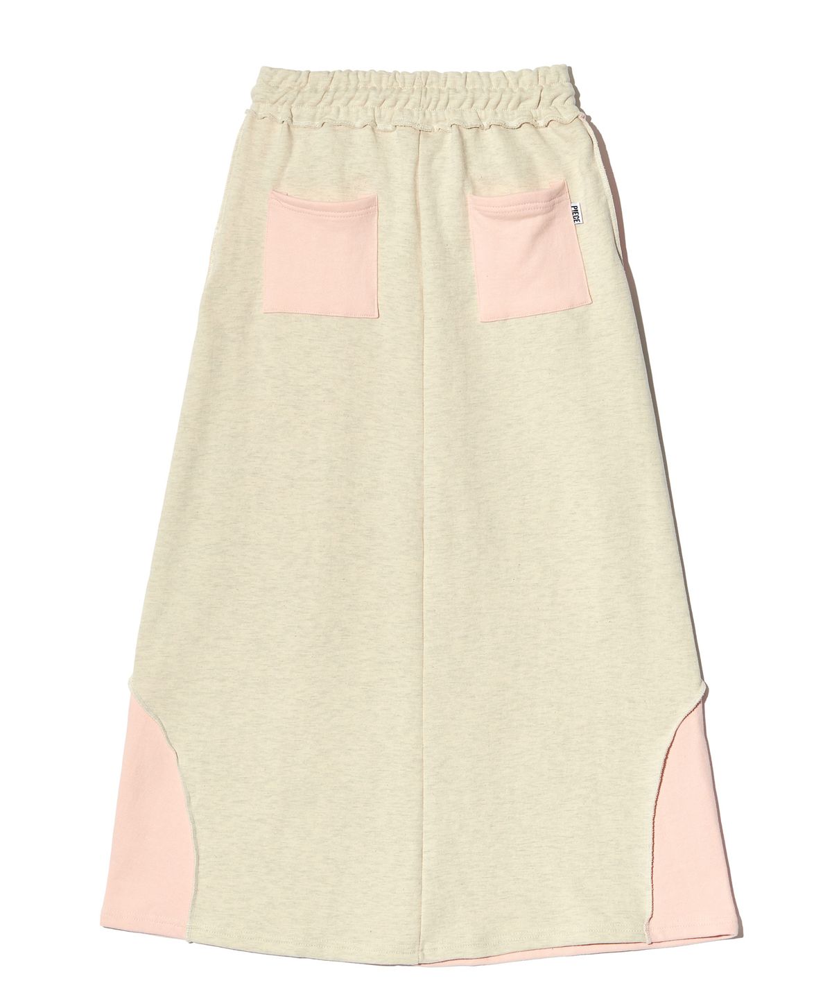 피스메이커(PIECE MAKER) EX RAW MAXI SKIRT (PINK)