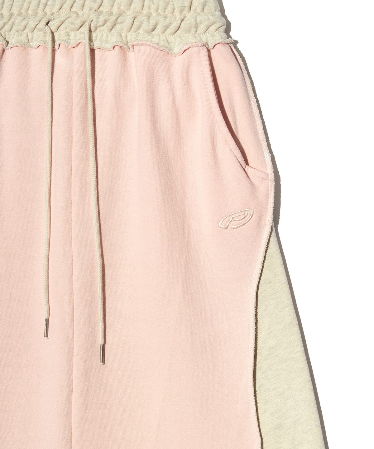 피스메이커(PIECE MAKER) EX RAW MAXI SKIRT (PINK)
