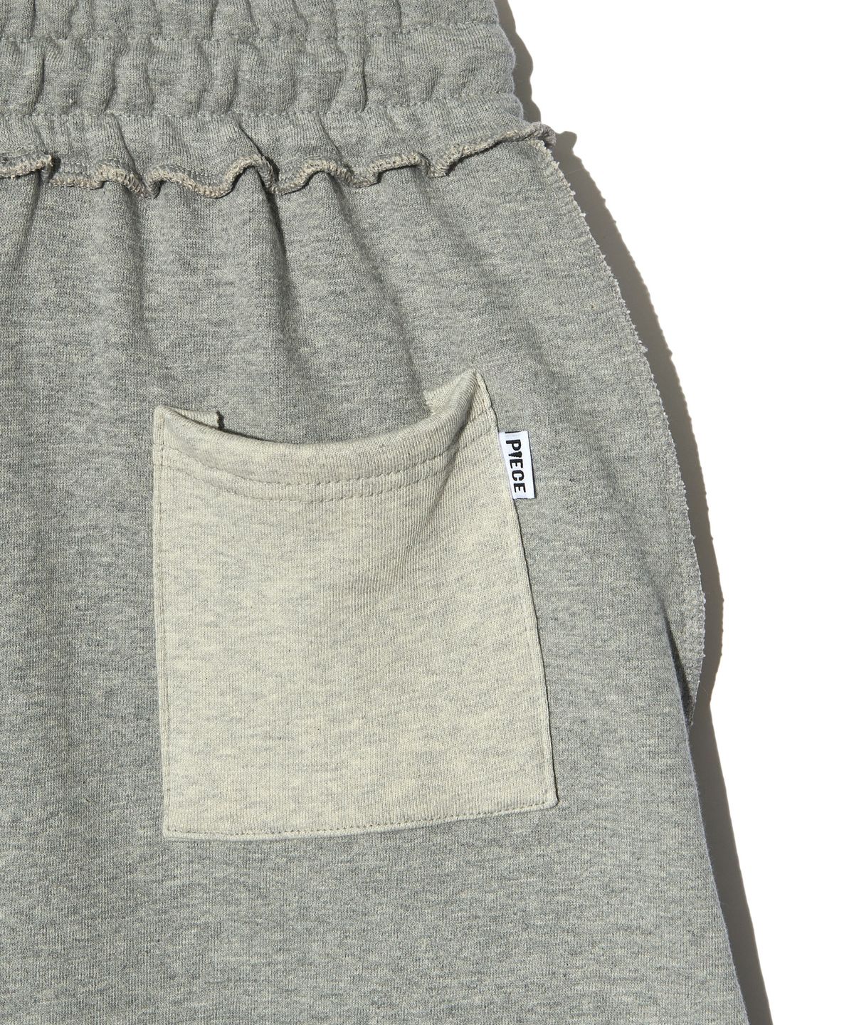 피스메이커(PIECE MAKER) EX RAW MAXI SKIRT (GREY)