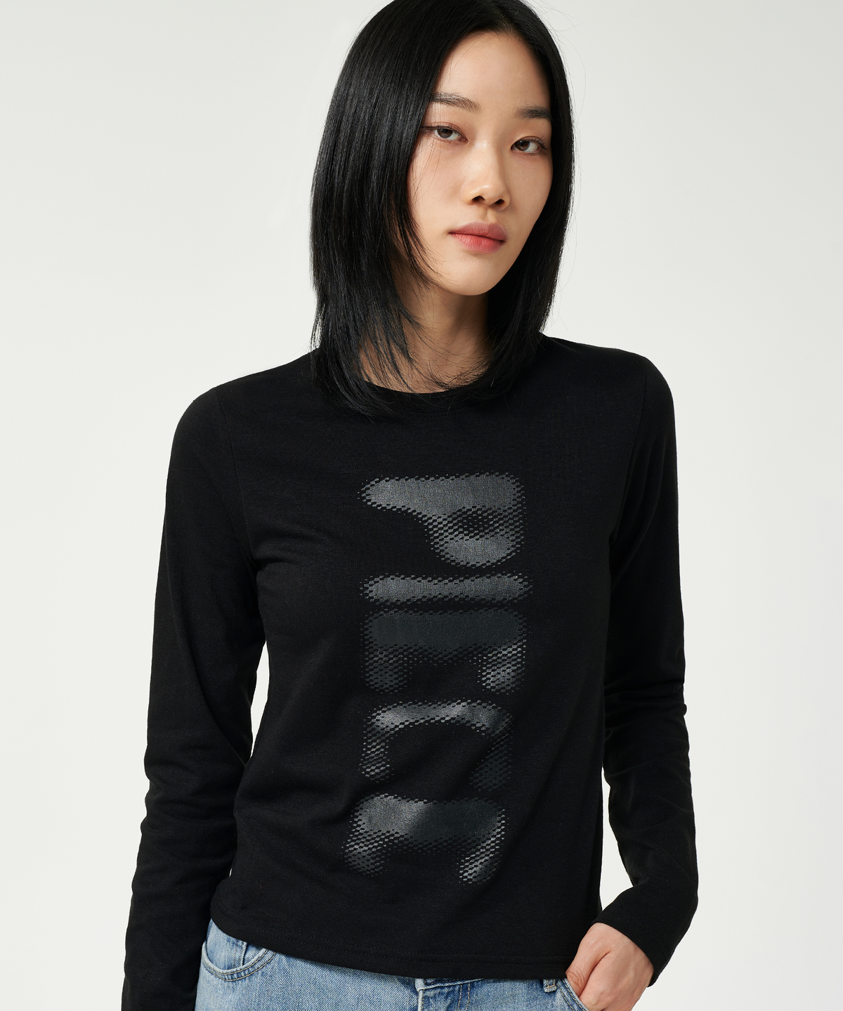 피스메이커(PIECE MAKER) CONTRAST LIGHT LS (BLACK)