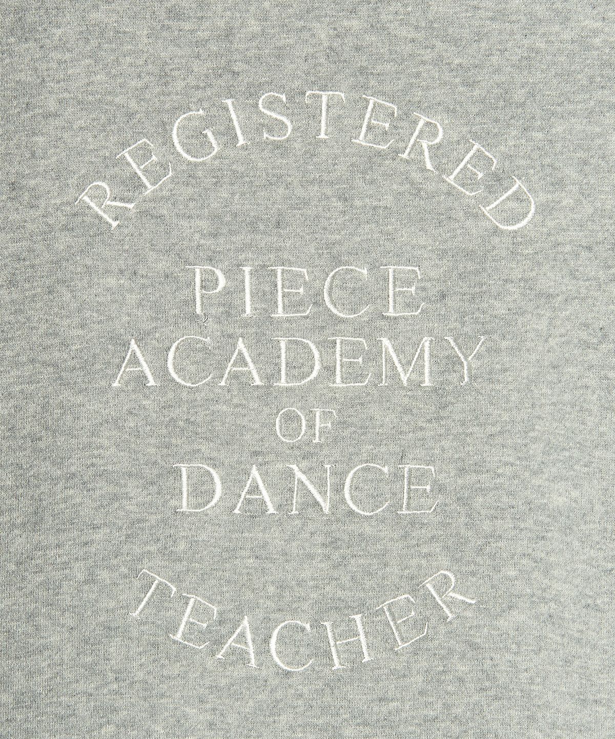 피스메이커(PIECE MAKER) SLOGAN CROP SWEATSHIRTS (GREY)