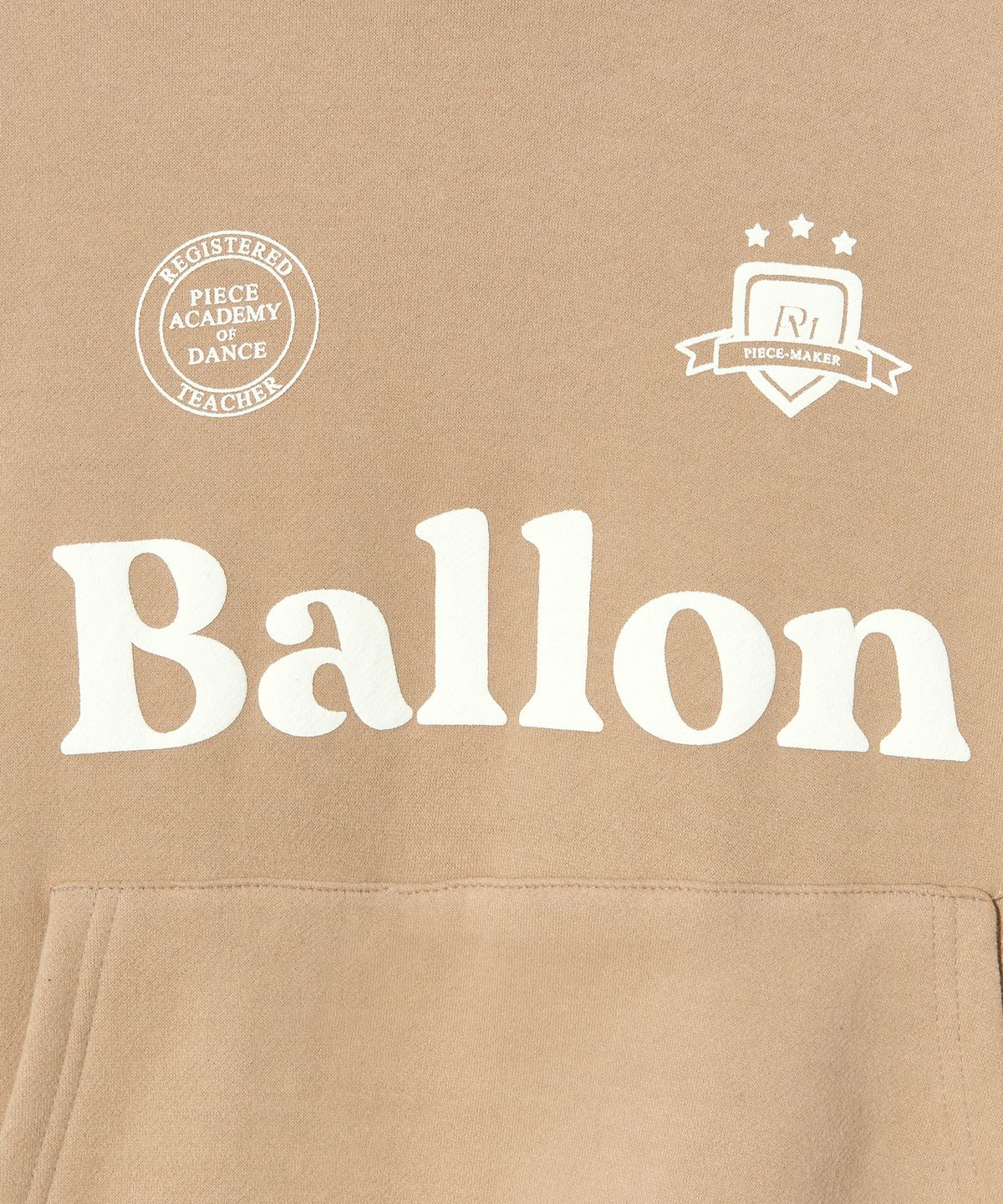 피스메이커(PIECE MAKER) MIXED OV HOODIE (BEIGE)