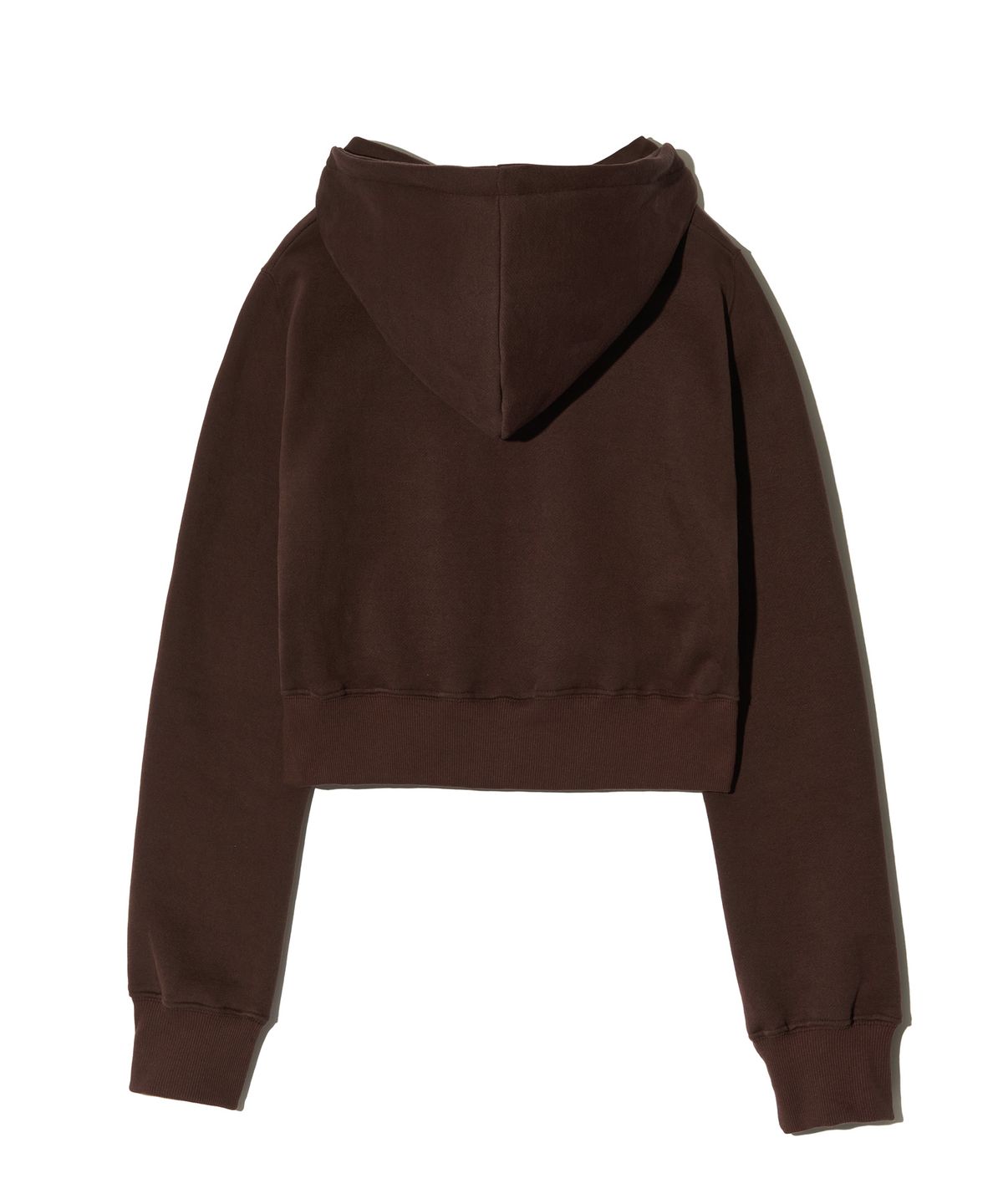 피스메이커(PIECE MAKER) BF PIECE CROP ZIP HOODIE (BROWN)
