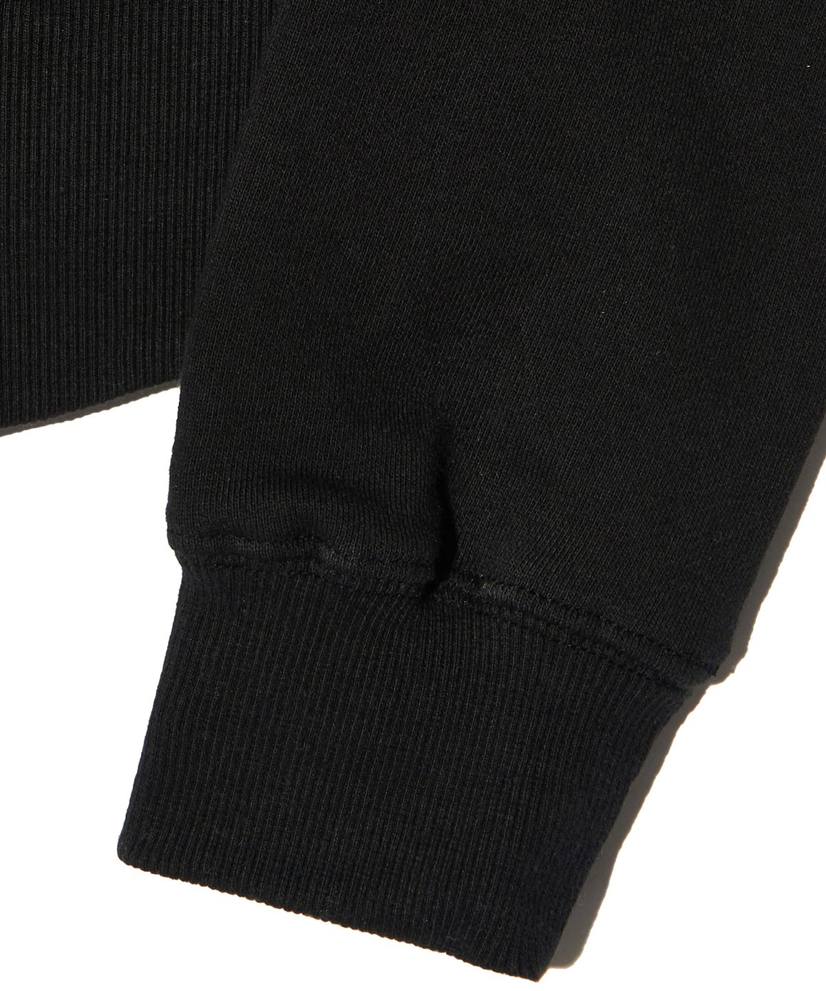 피스메이커(PIECE MAKER) EX CIRCLE HEM CROP HOODIE (CHARCOAL)