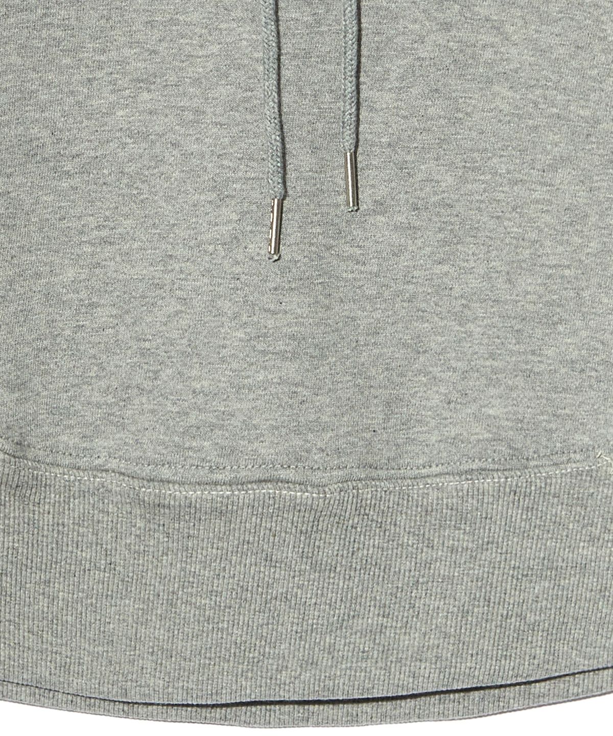 피스메이커(PIECE MAKER) EX CIRCLE HEM CROP HOODIE (GREY)