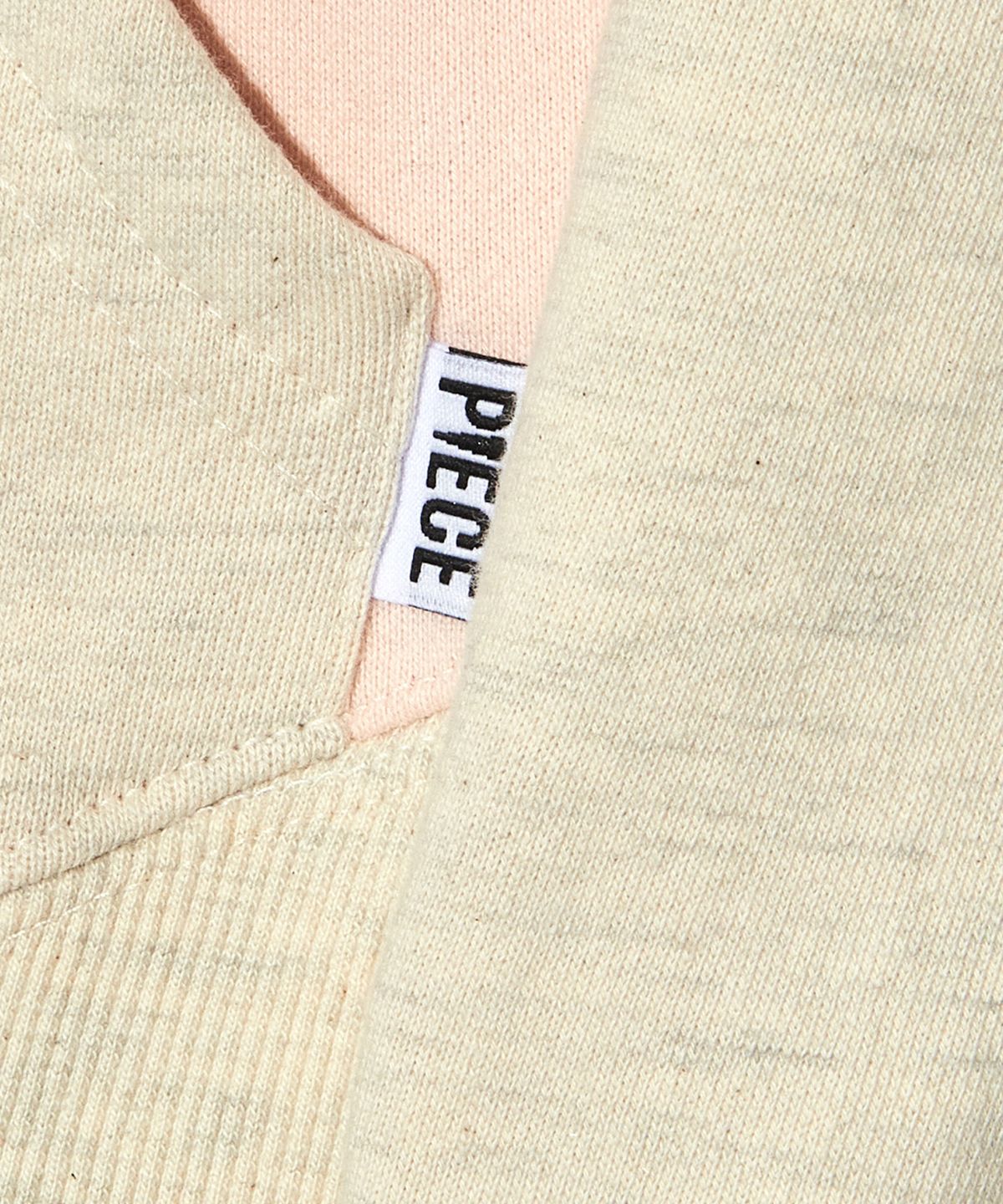 피스메이커(PIECE MAKER) EX CIRCLE HEM CROP HOODIE (PINK)