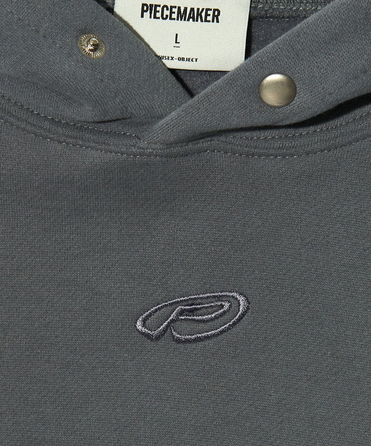 피스메이커(PIECE MAKER) EX OV HOODIE (GREY)